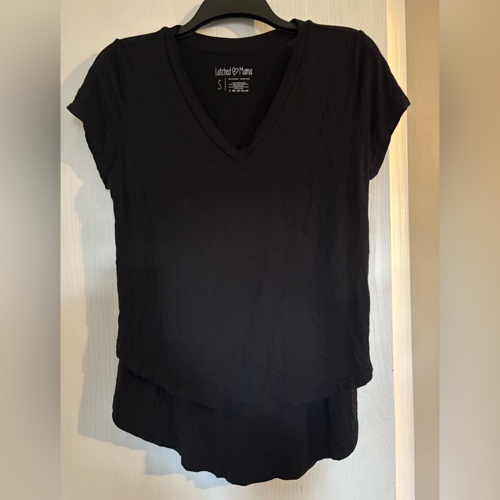 Latched Mama Women's Classic Black Short Sleeve Tee
